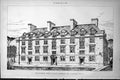 Antique Print New Buildings Christs College Cambridge J Stevenson Arch 1888