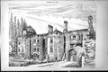 Antique Print Palace Richmond Surrey Altered Col Thompson H Cresswell 1888 19th