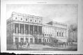 Old Antique Print Garrick Theatre View Front Walter Emden Architect 1888 19th