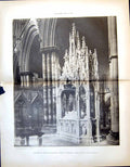 Old Monument Bishop Wordsworth Lincoln Cathedral Bodley Garner 1888Victorian