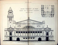 Antique Print Plan Design Railway Terminus W Leck Royal Academy Arts 1888 19th