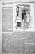 Old American Street Architecture Plan House Boston Cabot & Chandler1889 19th