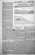 Antique Old Print Water Supply Sandy Bed Rests Clay Chalk Absorbs Rain 1889