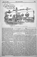Antique Old Print Plan Residence Worcester Massachusetts W Emerson Arch 1889
