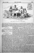 Old Plan House Buffalo New York Messrs Silabee & Marling Architect 1889 19th