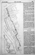 Old Plan Railway Strand End St Pancras Kings Cross Wakefield St 1889 Victorian