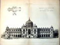 Antique Old Print Plan Museum Public Park Baroda R Chisholm Architect 1889