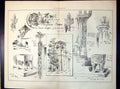 Old Print Plans Wayside East Anglia J Corder Jedding Church Preston Church1889