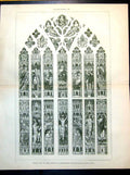 Old Plan Project West Window Chesterfield Church F Hamilton Jackson1889 19th