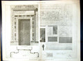 Old Plan Library Door Siena Cathedral Elevation Details T Maclaren 1889 19th