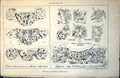 Old Print Medieval Woodcarving Misereres Wells Cathedral St Michaels 1889 19th