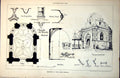 Old Plans Loire District Chapelle Du Marche Entrance Door Frieze 1889 Victorian