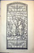 Old Plan Stained Glass Window New Jerusalem Church Kensington Camm1889 19th