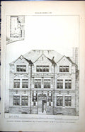 Old Plan Business Premises Northampton T Garratt E Law Architects 1889 19th