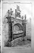 Old Montrose Monument St. Giles'S Cathedral Edinburgh Scotland 1890 B Victorian
