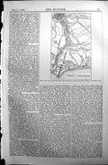 Old 1890 Builder Plan Mare Tyrrhenum Country Rome Laurentum Pliny Lau Victorian