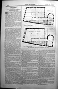 Old 1890 Builder United States Trust Company Building Plan New York A Victorian