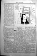 Old 1890 Builder Plan Brasenose College Oxford Quadrangle Radcliffe C Victorian