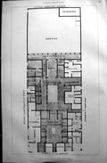 Old Plan House Pansa Pompeii Little Mercury Alley Fuller'S House 1890 Victorian