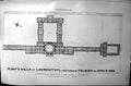 Old 1890 Builder Plan Pliny'S Villa Laurentum Felibien Professor Aitc Victorian