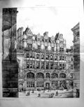 Old 1890 Builder British Foreign Marine Insurance Offices Liverpool G 19th