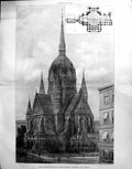 Old 1890 Builder Church Holy Cross Berlin Germany Professor Otzen Arc 19th