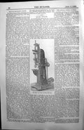 Old Print Tyler And Ellis Square Drilling Maching Machinery 1890 Builder 19th