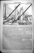 Old Tower Bridge Works Middlesex Pier Present State Sketch Architectu