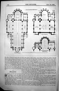 Old All Saints Church West Dulwich Ground Plan Organ Crypt Architectu