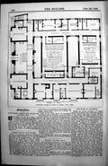 Antique Print Courts Justice Competition Design Plan York Architecture 1890