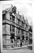 Old Oxford New Buildings Corpus Christi College Jackson Architecture