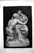 Antique Print First Born Sculpture Henri Levasseur Paris Salon 1890 Builder