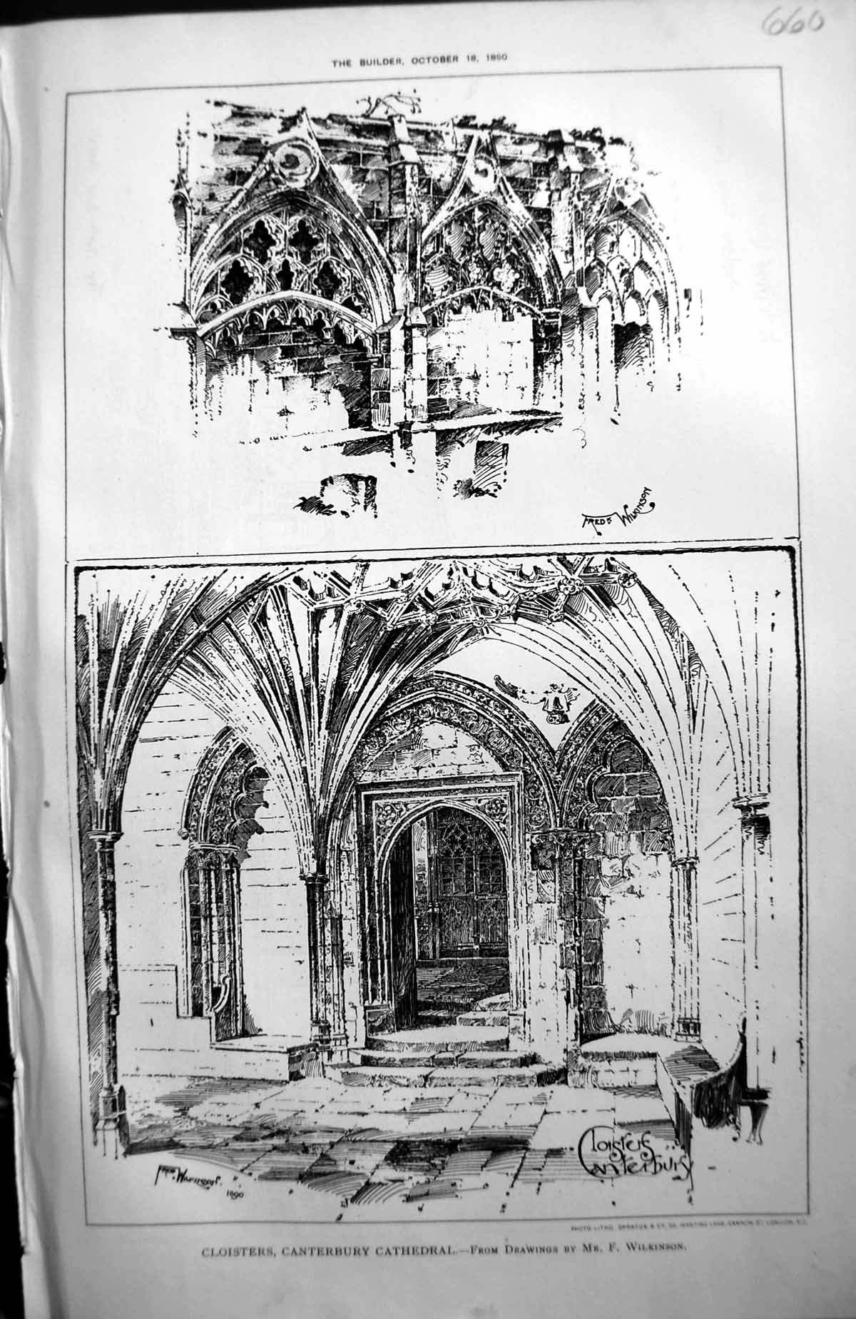 Old Cloisters Canterbury Cathedral Interior Wilkinson Architecture 18 Victorian