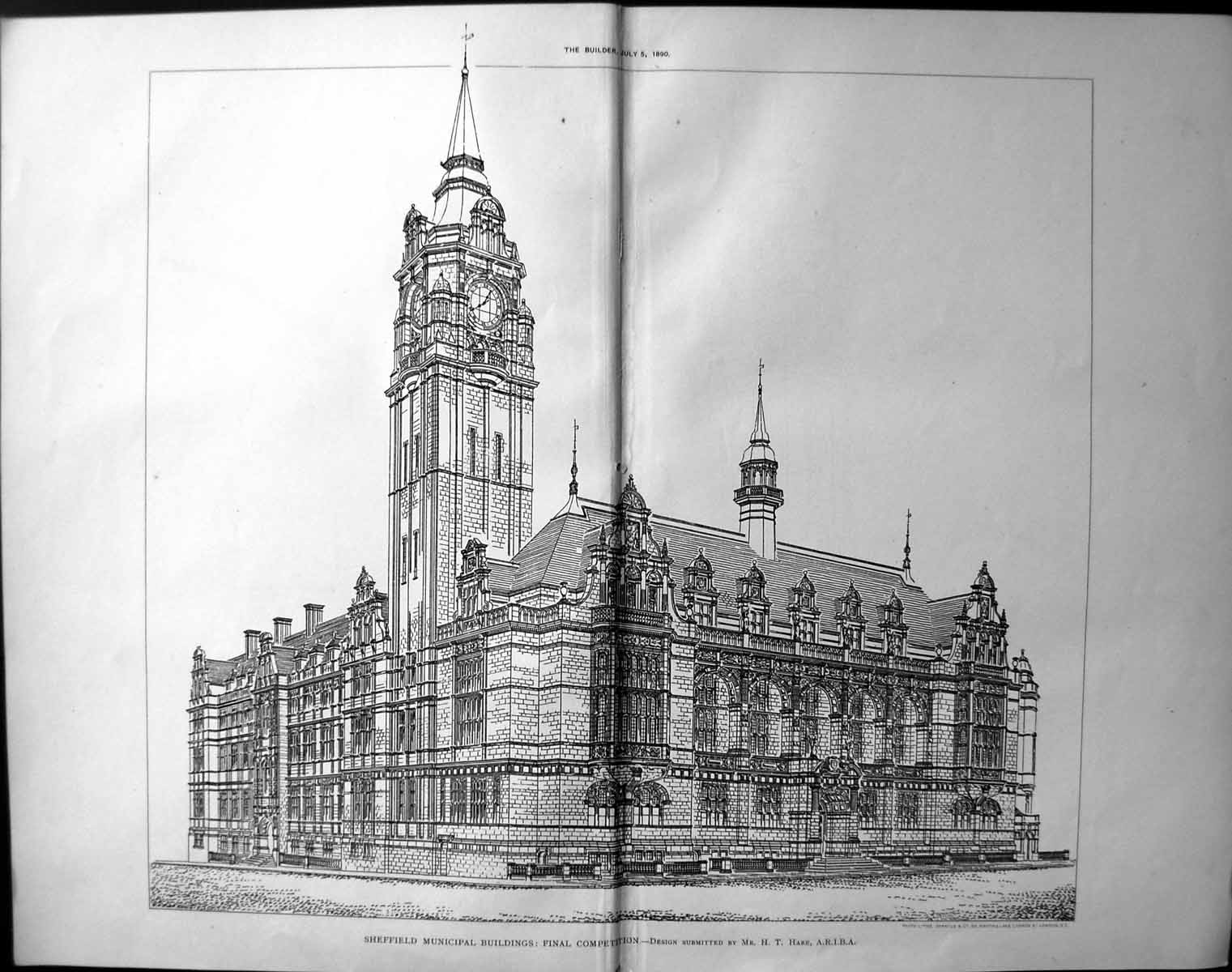 Old Sheffield Municipal Buildings Final Competition Hare Architecture