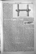 Original Old Antique Print Builder 1891 Montgomeries'S ScaffChain Victorian