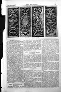 Old Antique Print Builder 1891 Carved Panels Bulimba Sevenoaks Decoration 19th