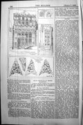 Old Builder 1891 Architecture St. Alban'S Cathedral Carving Shrine Ch Victorian