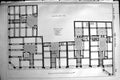 Antique Old Print Plan Werder Hand Berlin Germany Builder 1891 Architecture
