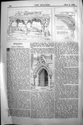 Old Builder 1891 Architecture Wells Cathedral Tomb Bishop Beckington Victorian