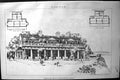 Original Old Antique Print Builder 1891 Architecture Bungalow House Plan Briggs