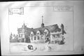 Old Print Builder 1891 Architecture Plan St. Matthews Clapton Parish Room 19th