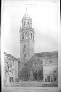 Antique Print San Pedro Seville Spain Lanchester Builder 1891 Architecture 19th