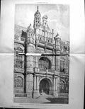 Old Damaged Builder 1891 Architecture Sheffield Buildings MountfordVictorian