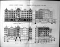 Old Builder 1891 Architecture Plan London County Council Lodging Hous 19th
