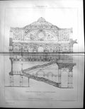 Old Builder 1891 Architecture Design Staircase Town Mansion Mackintos 19th
