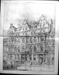 Old Junior Constitutional Club Piccadilly Edis Builder 1891 Architect 19th