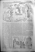 Old Glastonbury Abbey Somerset St. Mary'S Chapel Builder 1894 Archite Victorian