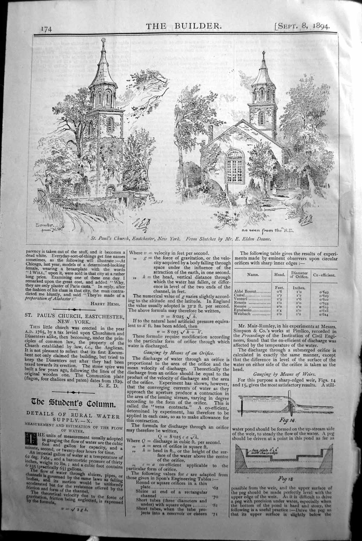 Old St. Paul'S Church East Chester New York Eldon Deane Builder 1894 Victorian