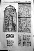 Old Builder 1894 Windows St. George Antwerp Cathedral Eustache Paris Victorian