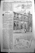 Old Bishopsgate Institute Duke Street Plan Builder 1894 Architecture Victorian